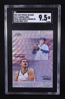 Nikola Jokic / Shohei Ohtani 2023 Leaf Special Release Metal Exclusive Legends Edition Double #ELE-31 #23/35 (SGC 9.5) at PristineAuction.com