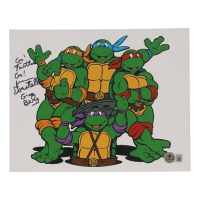 Greg Berg Signed "Teenage Mutant Ninja Turtles" 8x10 Photo Inscribed Go! Turtles! Go!" & "From Donatello" (Beckett) at PristineAuction.com