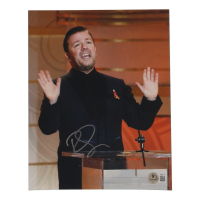 Ricky Gervais Signed 8x10 Photo (Beckett) at PristineAuction.com