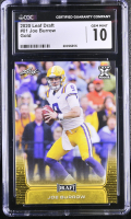 Joe Burrow 2020 Leaf Draft Gold #01 RC (CGC 10) at PristineAuction.com