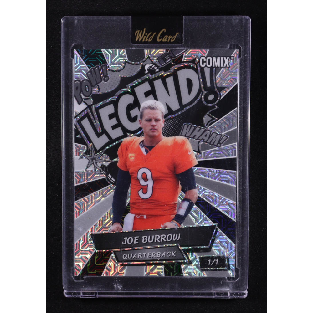 Joe Burrow 2025 Wild Card Comix Legend Black/Grey Mojo #ACLBKJB #1/1 at PristineAuction.com