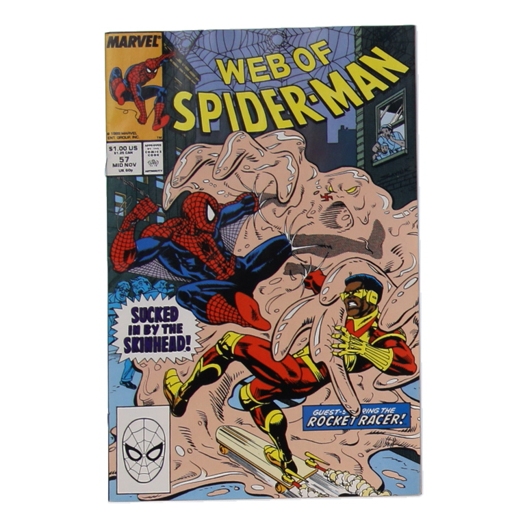 1990 "Web of Spider-Man" Issue #57 Marvel Comic Book at PristineAuction.com 1990 "Web of Spider-Man" Issue #57 Marvel Comic Book at PristineAuction.com