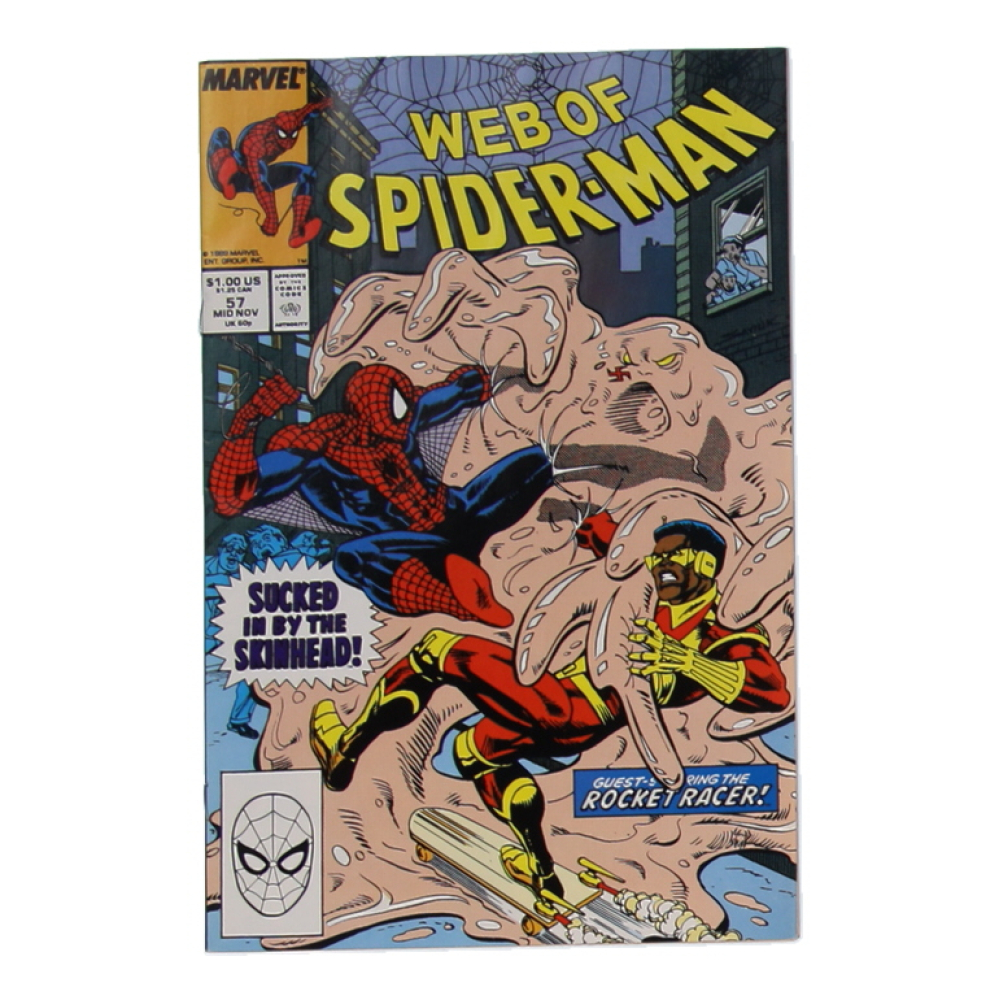1990 "Web of Spider-Man" Issue #57 Marvel Comic Book at PristineAuction.com