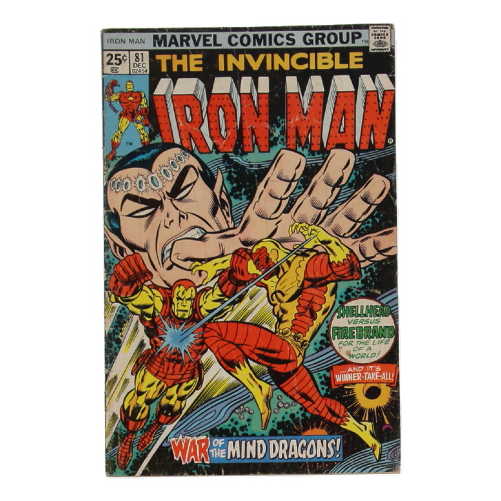 1975 "The Invincible Iron Man" Issue #81 Marvel Comic Book at PristineAuction.com