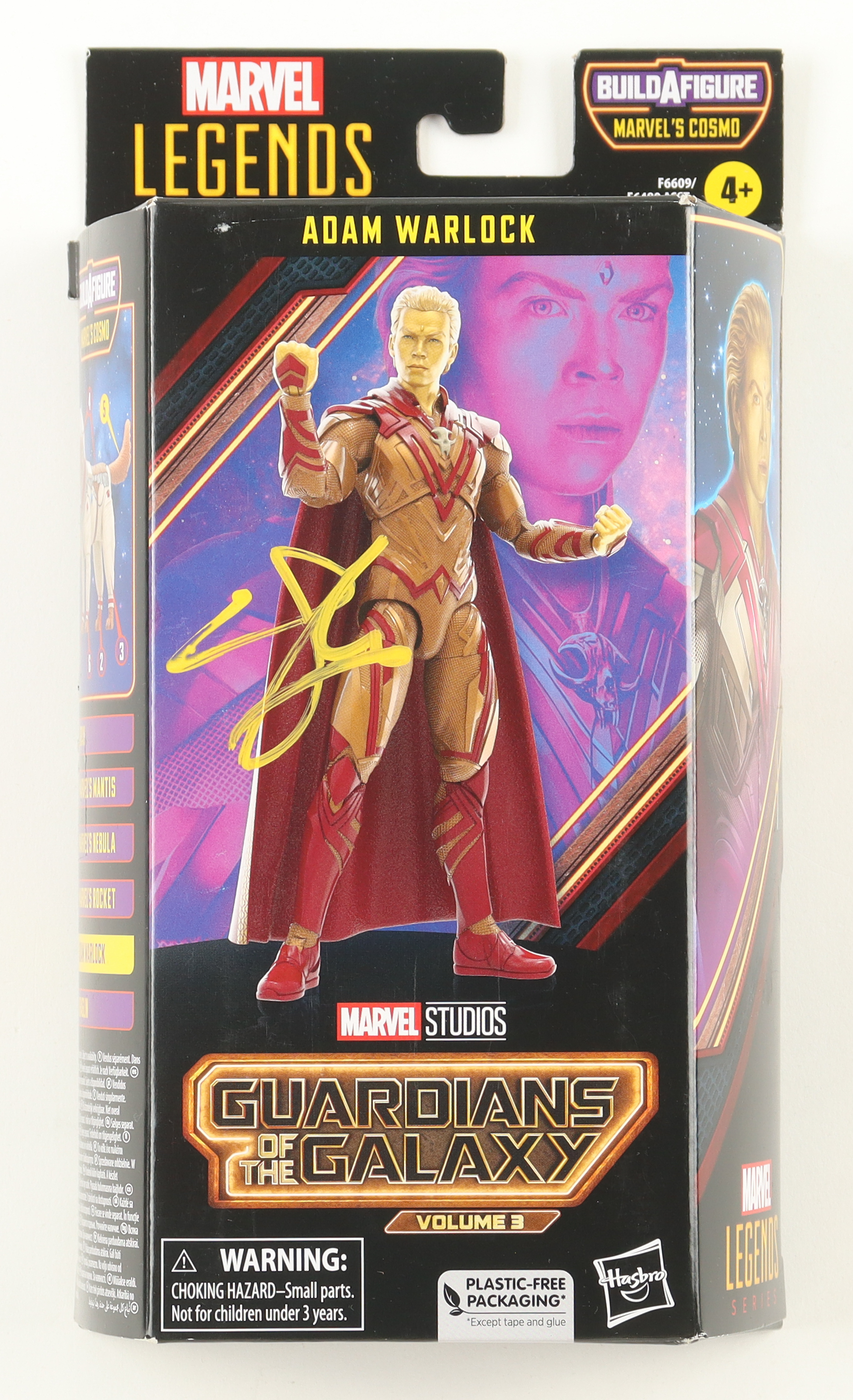 Will Poulter Signed "Guardians of the Galaxy Volume 3" Marvel Legends Adam Warlock ActionFigure (Beckett) at PristineAuction.com Will Poulter Signed "Guardians of the Galaxy Volume 3" Marvel Legends Adam Warlock ActionFigure (Beckett) at PristineAuction.com