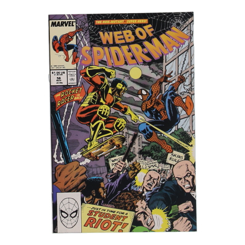 1989 "Web of Spider-Man" Issue #56 Marvel Comic Book at PristineAuction.com