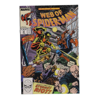 1989 "Web of Spider-Man" Issue #56 Marvel Comic Book at PristineAuction.com