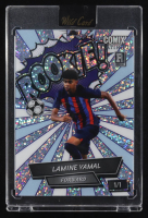 Lamine Yamal 2024 Wild Card Comix Platinum ROOKIE! Silver Platinum & White Sparkles #ACRK1-LY10 #1/1 RC at PristineAuction.com