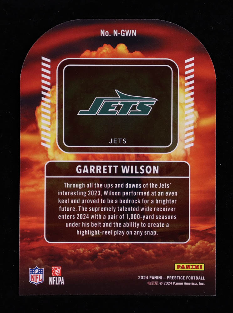 Garrett Wilson 2024 Prestige Nuclear #28 at PristineAuction.com Garrett Wilson 2024 Prestige Nuclear #28 at PristineAuction.com