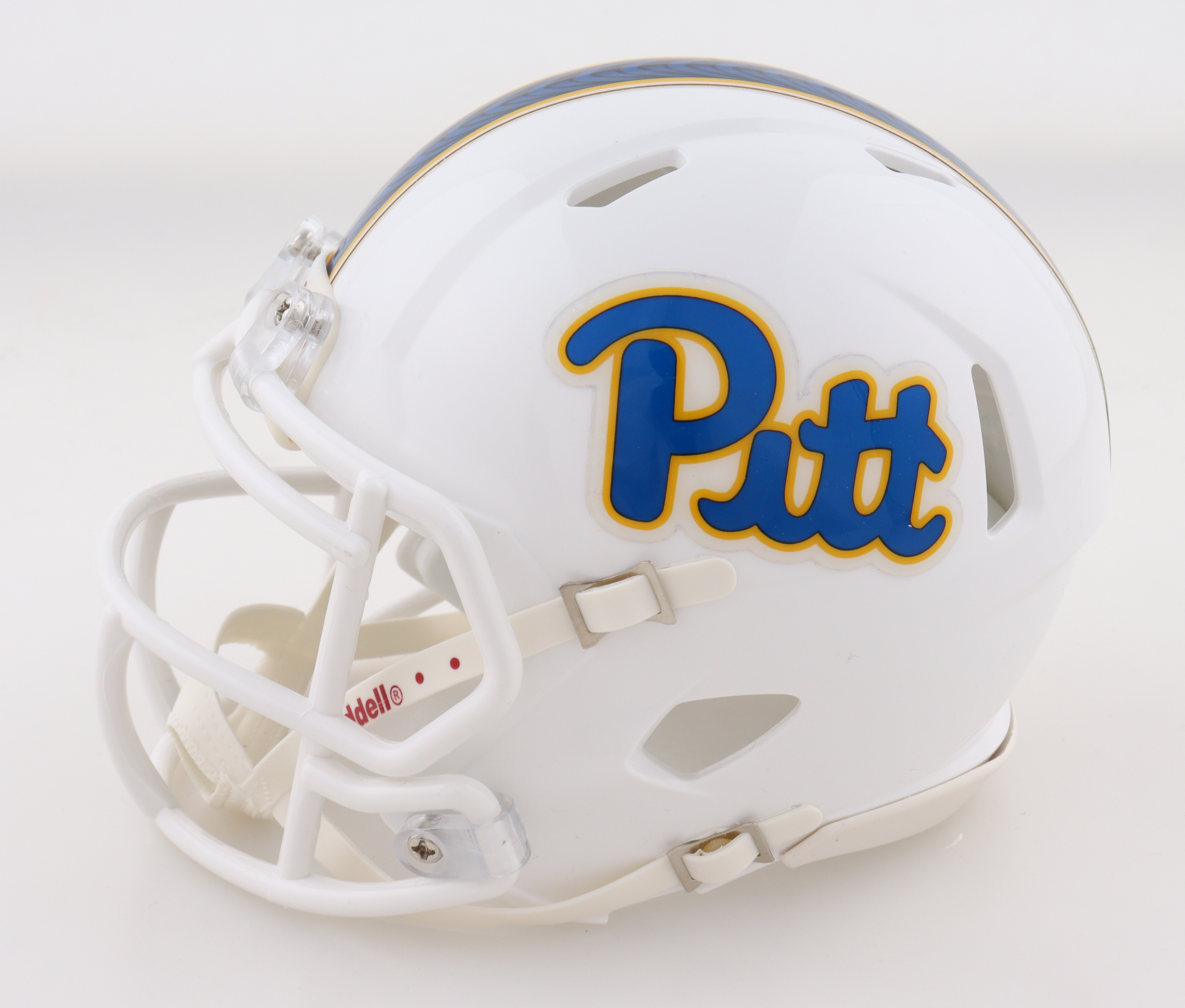 Aaron Donald Signed Pittsburgh Panthers Speed Mini Helmet (Beckett) at PristineAuction.com Aaron Donald Signed Pittsburgh Panthers Speed Mini Helmet (Beckett) at PristineAuction.com