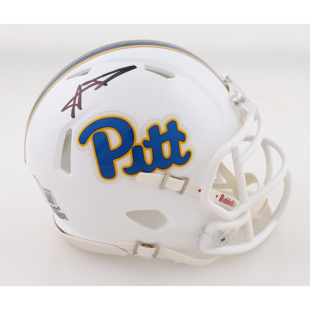Aaron Donald Signed Pittsburgh Panthers Speed Mini Helmet (Beckett) at PristineAuction.com