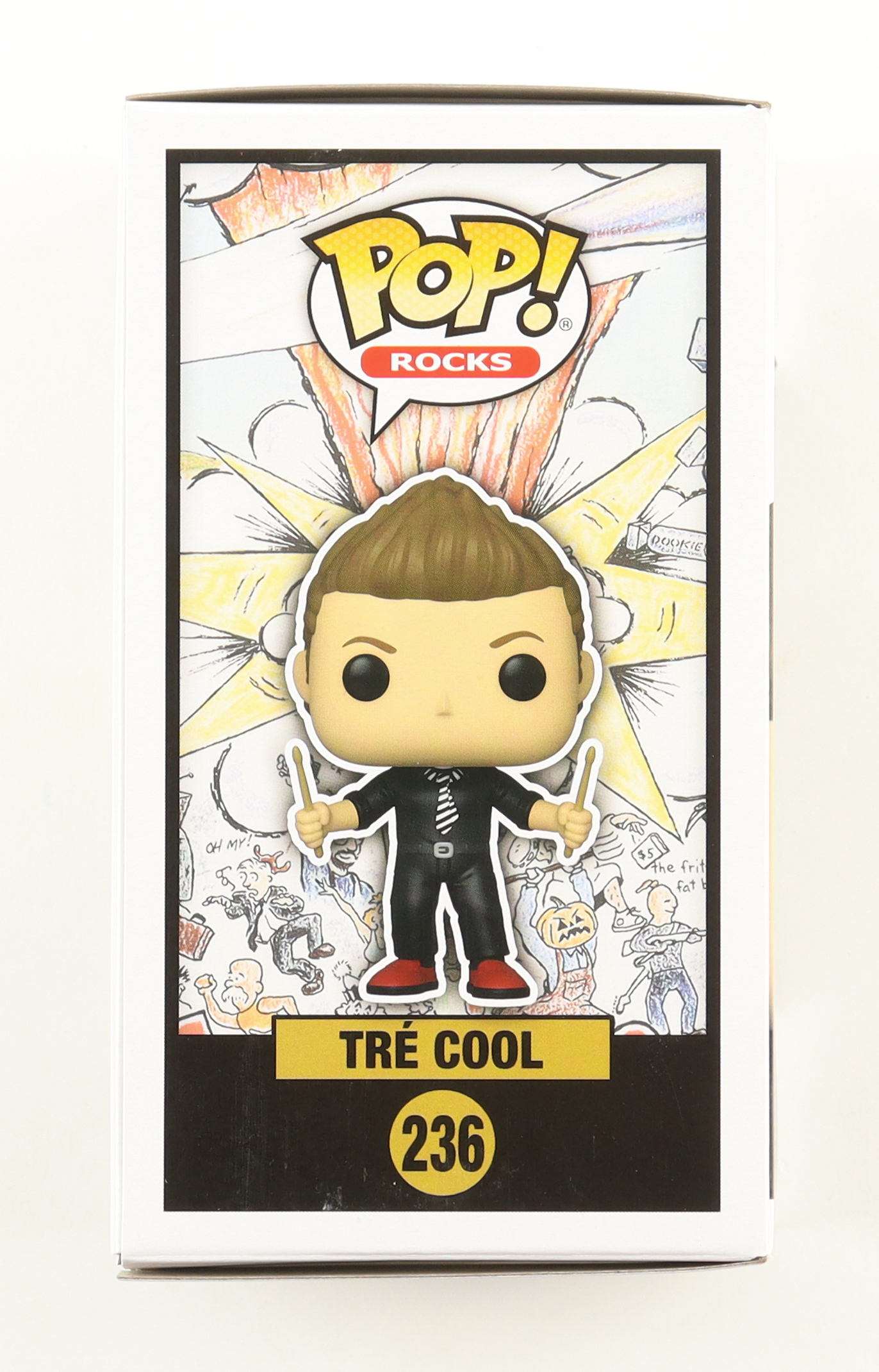 Tre Cool Signed Green Day #236 Funko Pop! Vinyl Figure (PSA) at PristineAuction.com Tre Cool Signed Green Day #236 Funko Pop! Vinyl Figure (PSA) at PristineAuction.com