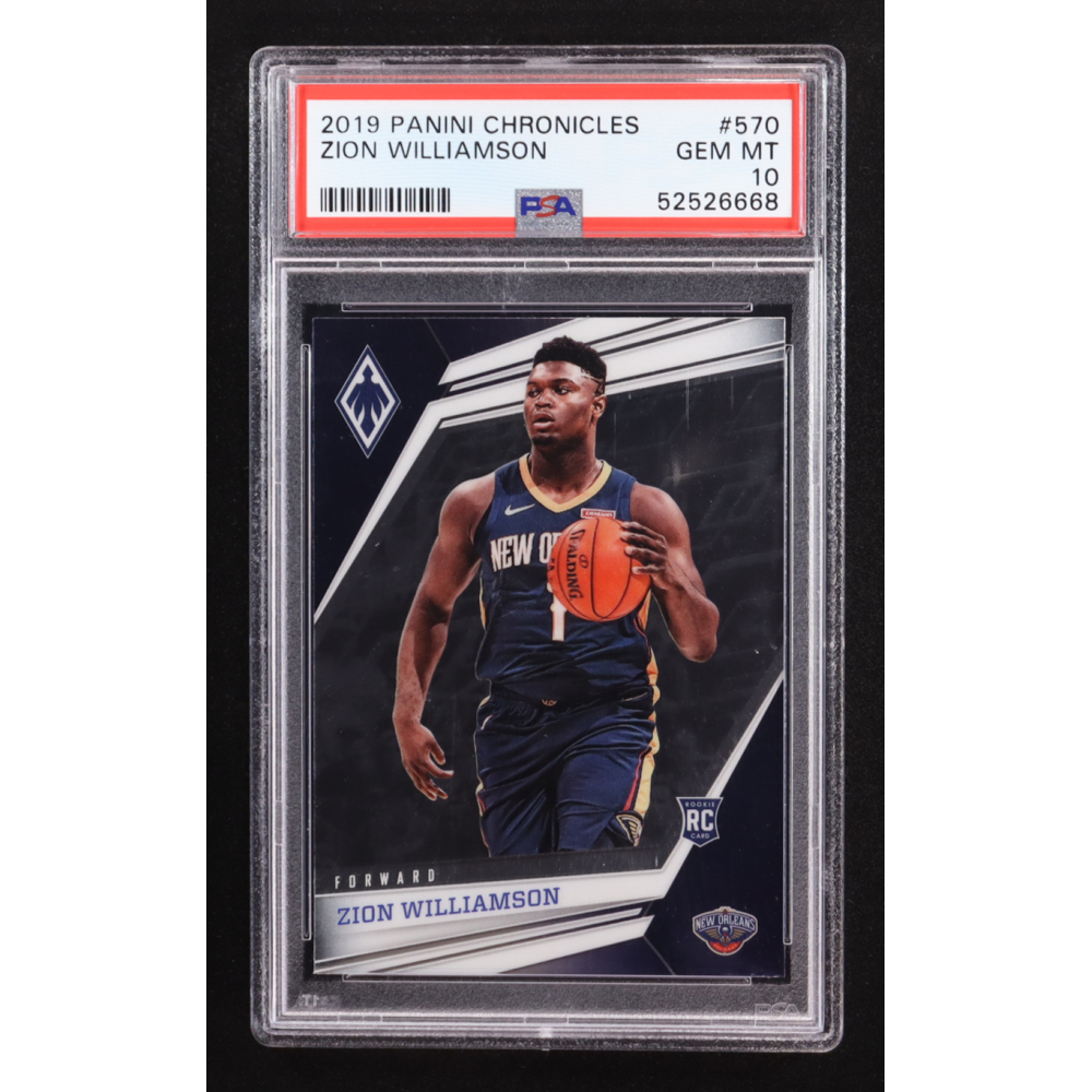 Zion Williamson 2019-20 Panini Chronicles Phoenix #570 RC (PSA 10) at PristineAuction.com