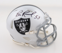 Bill Romanowski Signed Raiders Speed Mini Helmet (JSA) at PristineAuction.com