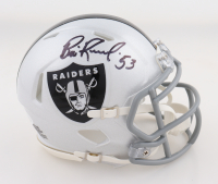 Bill Romanowski Signed Raiders Speed Mini Helmet (JSA) at PristineAuction.com