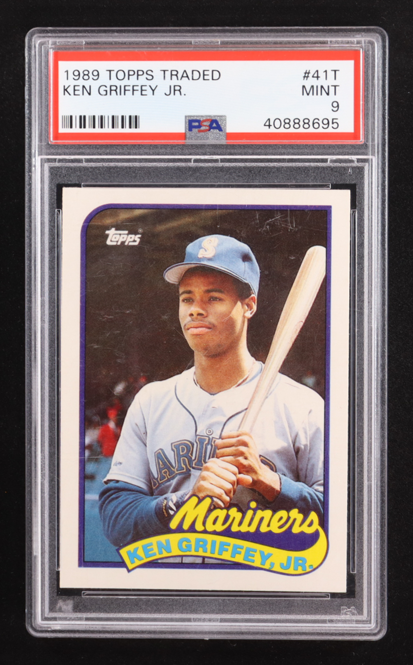 Ken Griffey Jr. 1989 Topps Traded #41T RC (PSA 9) at PristineAuction.com Ken Griffey Jr. 1989 Topps Traded #41T RC (PSA 9) at PristineAuction.com