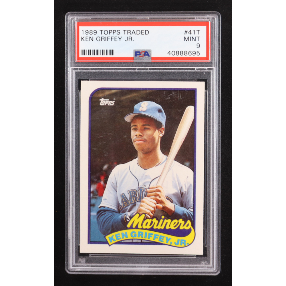 Ken Griffey Jr. 1989 Topps Traded #41T RC (PSA 9) at PristineAuction.com