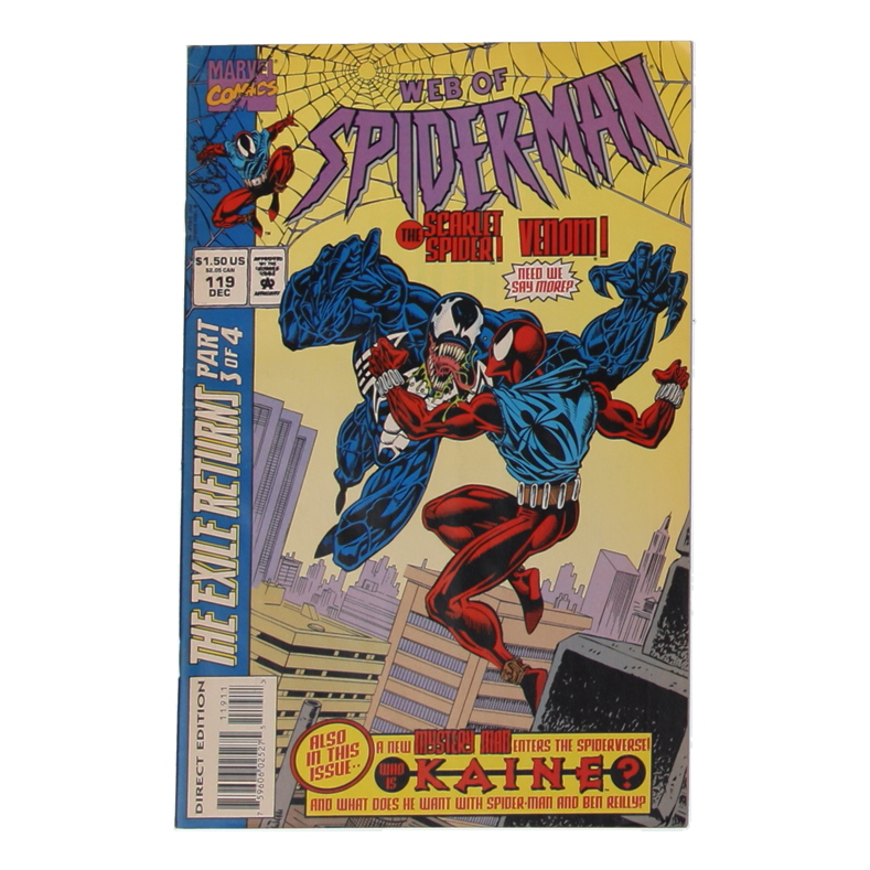 1994 "Web of Spider-Man" Issue #119 Marvel Comic Book at PristineAuction.com 1994 "Web of Spider-Man" Issue #119 Marvel Comic Book at PristineAuction.com