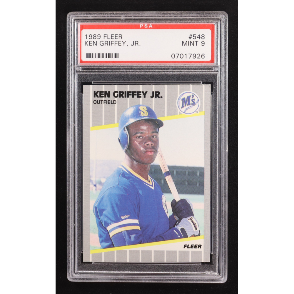 Ken Griffey Jr. 1989 Fleer #548 RC (PSA 9) at PristineAuction.com