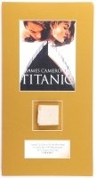 "Titanic" Custom Matted Movie Prop Ship Piece Display at PristineAuction.com