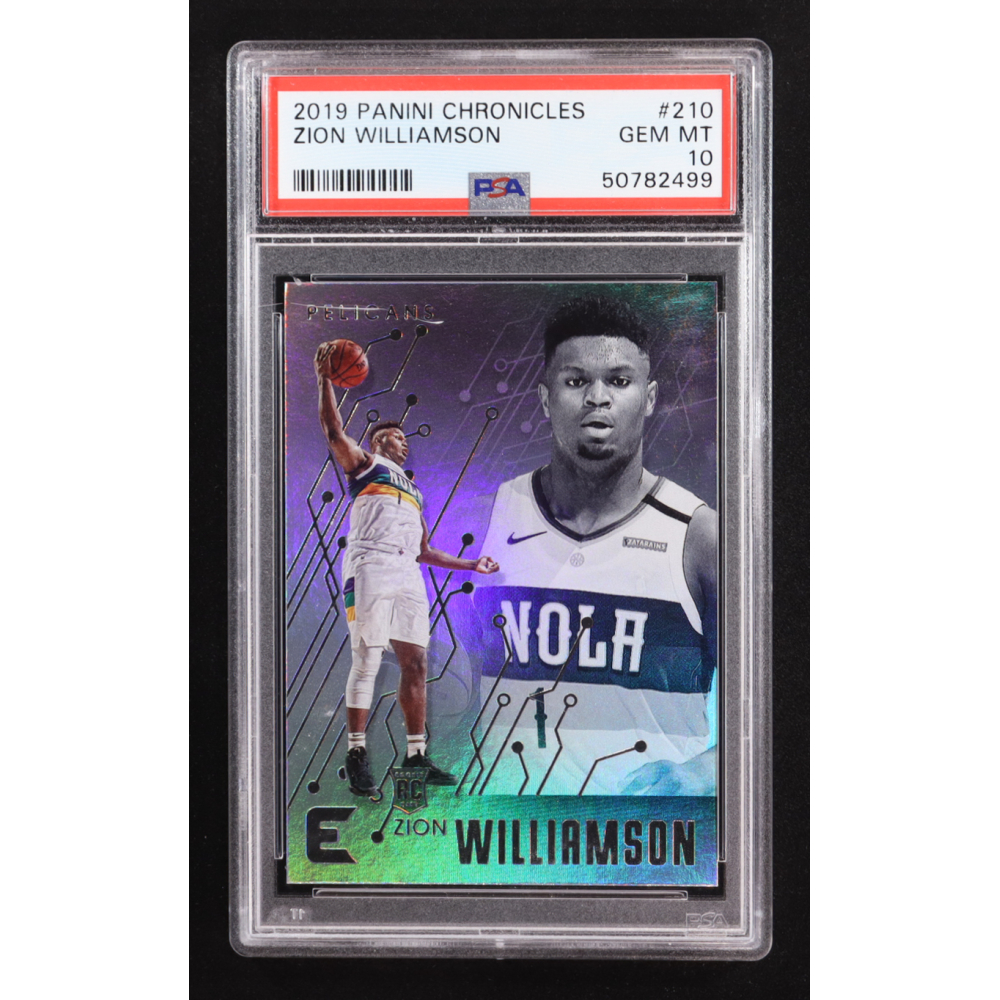 Zion Williamson 2019-20 Panini Chronicles Essentials #210 RC (PSA 10) at PristineAuction.com