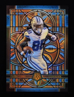 CeeDee Lamb 2025 Panini Mosaic Stained Glass Oversized #9 at PristineAuction.com