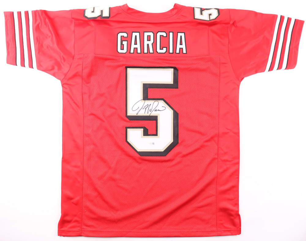 Jeff Garcia Signed Jersey (JSA) at PristineAuction.com Jeff Garcia Signed Jersey (JSA) at PristineAuction.com