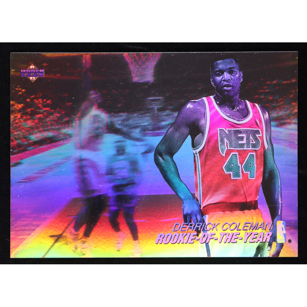 Derrick Coleman 1991-92 Upper Deck Award Winner Holograms Rookie of the Year #AW7 RC at PristineAuction.com