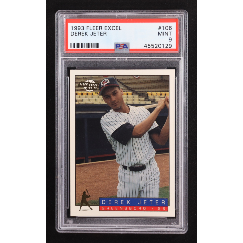 Derek Jeter 1993-94 Fleer ExceI #106 RC (PSA 9) at PristineAuction.com