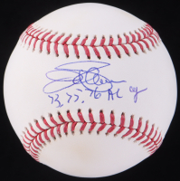 Jim Palmer Signed OML Baseball Inscribed "73, 75, 76 AL CY" (Beckett) at PristineAuction.com