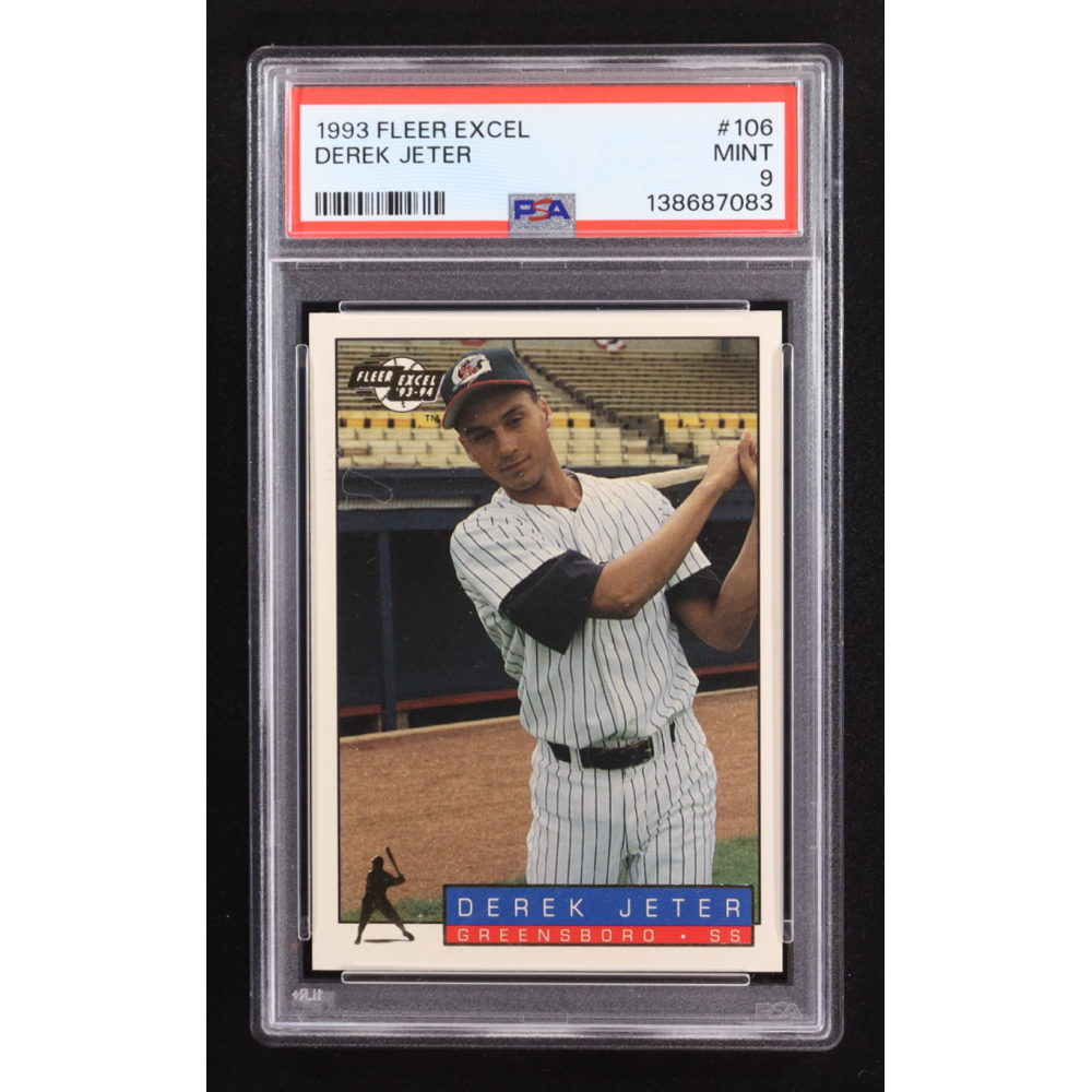 Derek Jeter 1993-94 Fleer ExceI #106 RC (PSA 9) at PristineAuction.com