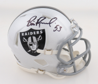 Bill Romanowski Signed Raiders Speed Mini Helmet (JSA) at PristineAuction.com