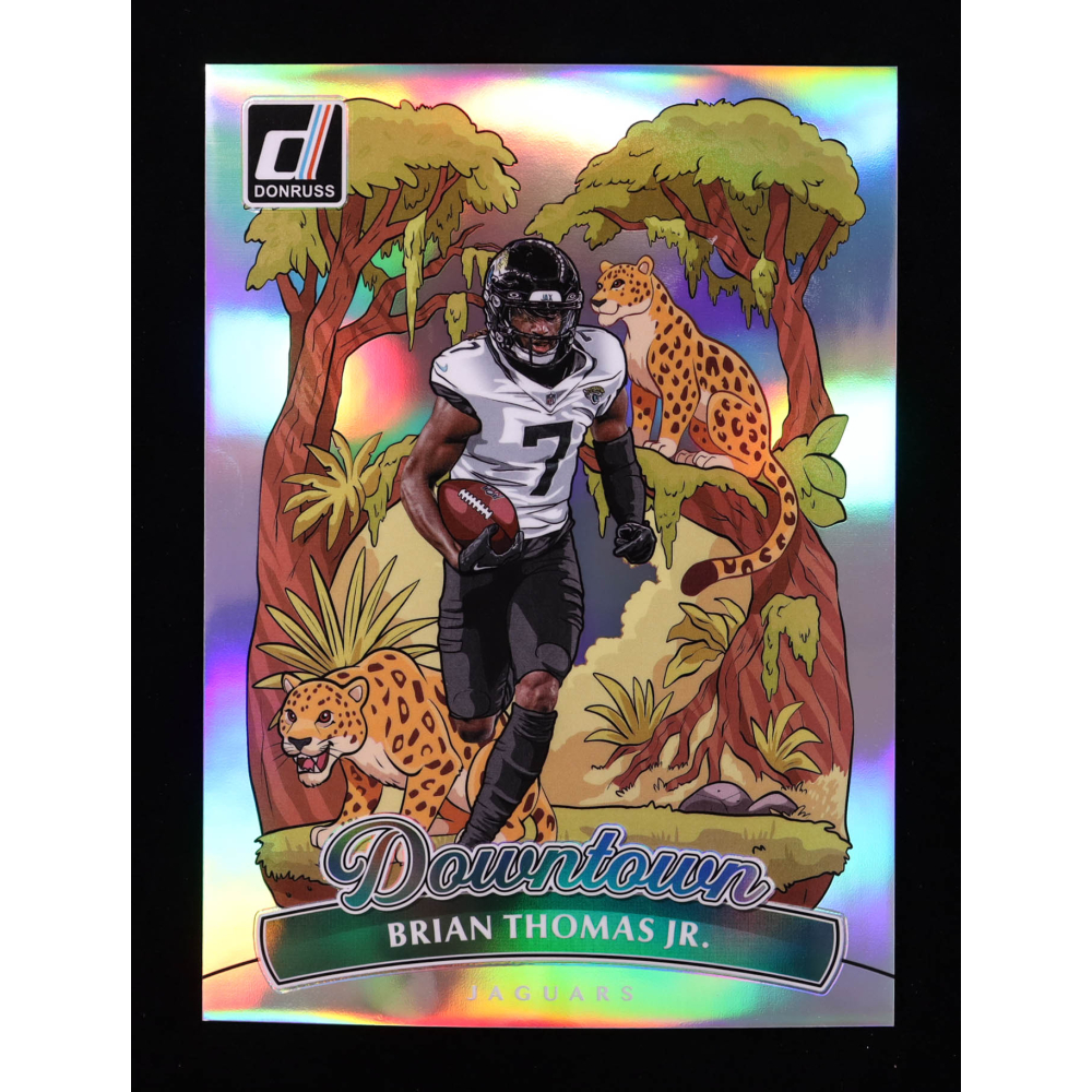 Brian Thomas Jr. 2025 Donruss Downtown! Oversize #2 at PristineAuction.com
