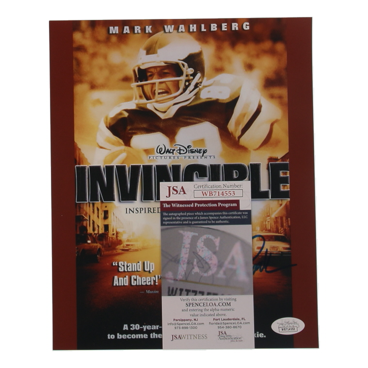 Vince Papale Signed "Invincible" 8x10 Photo (JSA) at PristineAuction.com Vince Papale Signed "Invincible" 8x10 Photo (JSA) at PristineAuction.com
