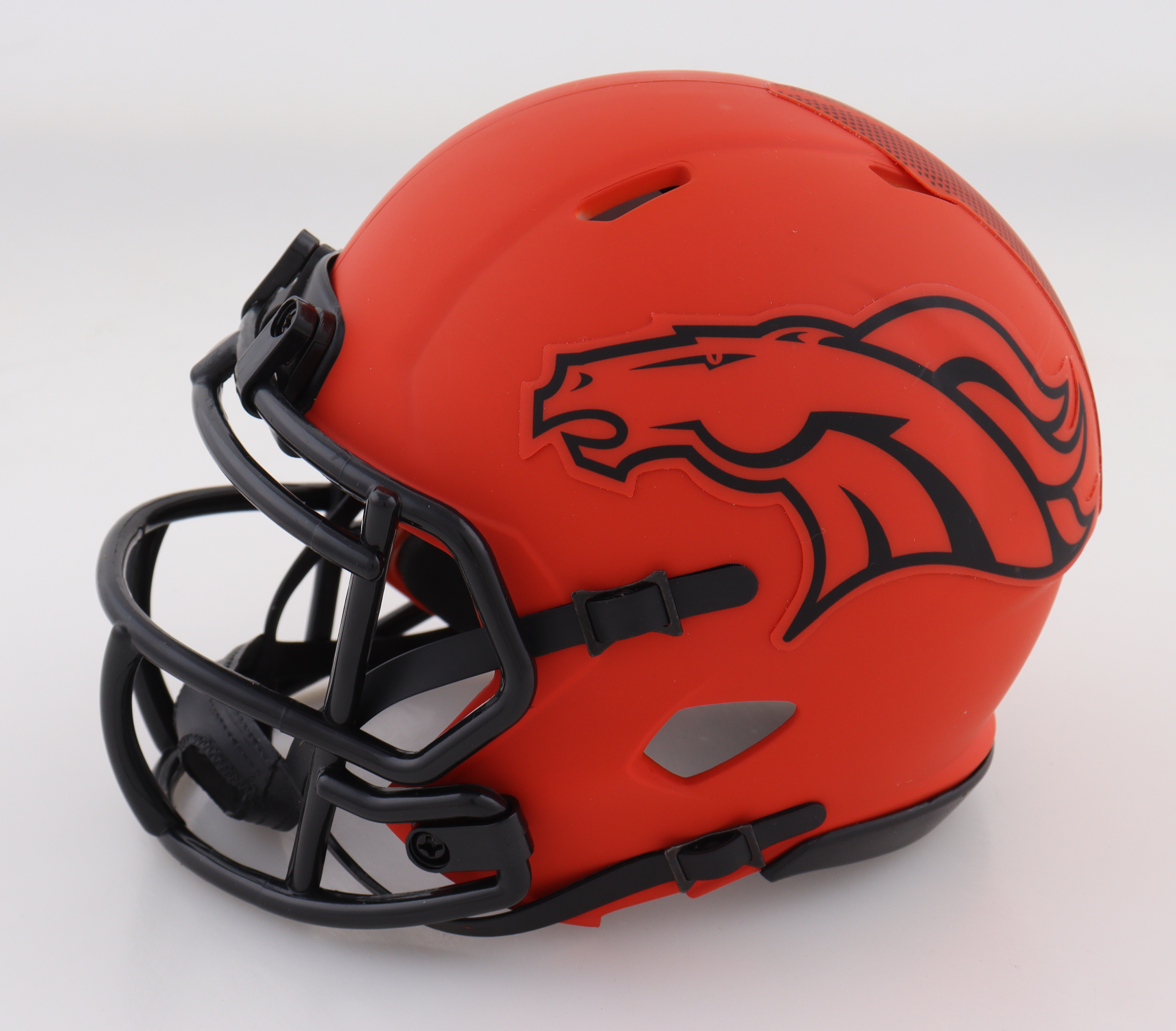 Bill Romanowski Signed Broncos Rave Alternate Mini Helmet (JSA) at PristineAuction.com Bill Romanowski Signed Broncos Rave Alternate Mini Helmet (JSA) at PristineAuction.com