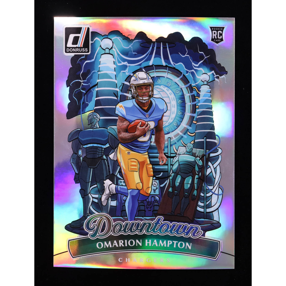 Omarion Hampton 2025 Donruss Downtown! Oversize #16 RC at PristineAuction.com