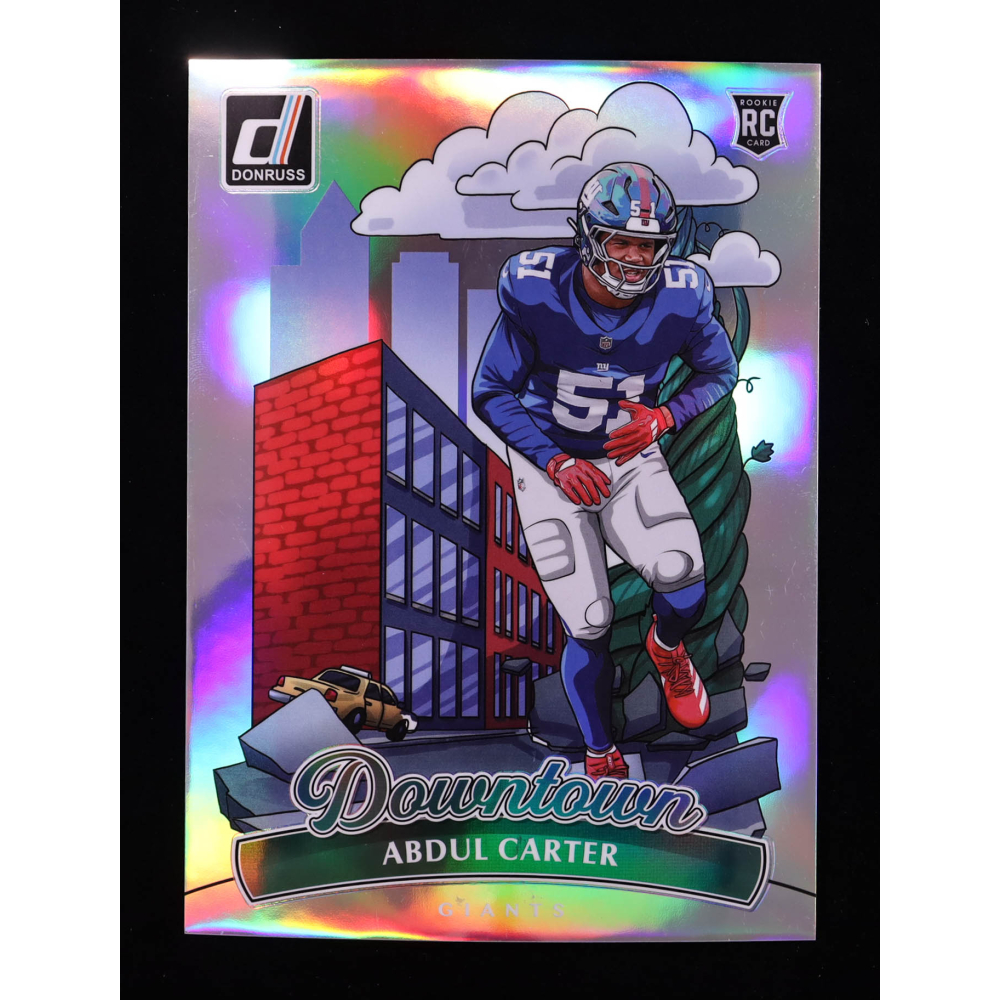 Abdul Carter 2025 Donruss Downtown! Oversize #20 RC at PristineAuction.com