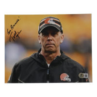 Todd Monken Signed Browns 8x10 Photo Inscribed "Go Browns!" (Beckett) at PristineAuction.com