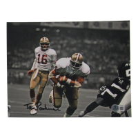 Tom Rathman Signed 49ers 8x10 Photo (Beckett) at PristineAuction.com