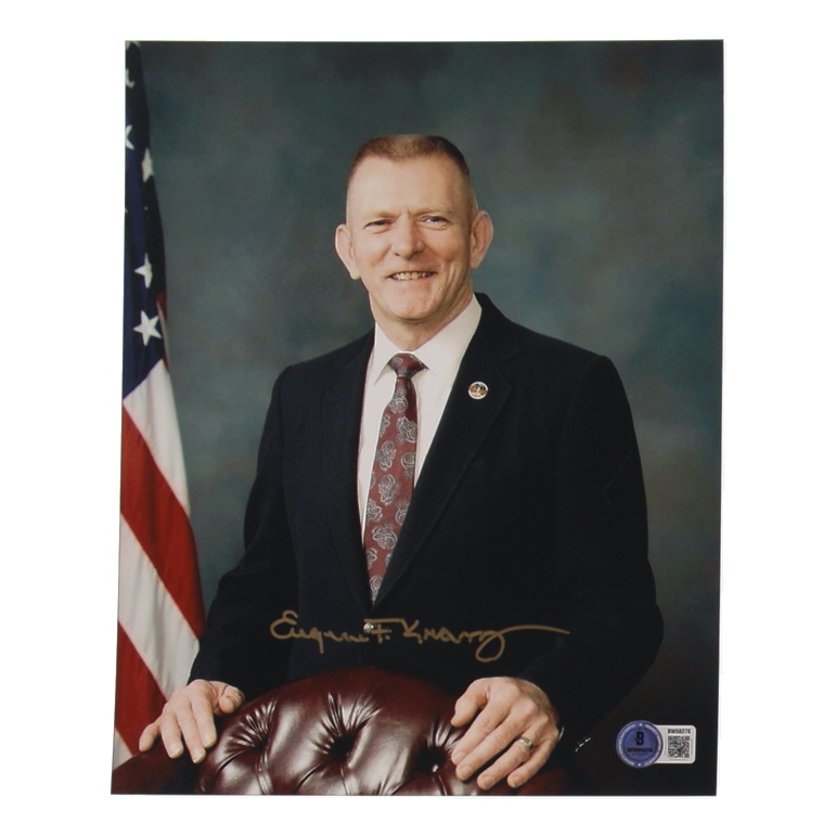 Eugene F. Kranz Signed NASA 8x10 Photo (Beckett) at PristineAuction.com Eugene F. Kranz Signed NASA 8x10 Photo (Beckett) at PristineAuction.com