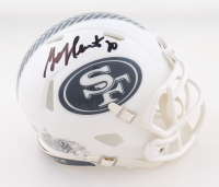 Jeff Garcia & Garrison Hearst Signed 49ers Salute To Service Alternate Speed Mini Helmet (JSA) at PristineAuction.com