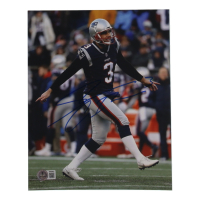 Stephen Gostkowski Signed Patriots 8x10 Photo (Beckett) at PristineAuction.com