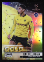 Jude Bellingham 2021-22 Stadium Club Chrome UEFA Champions League Glimpses of Gold #GGJB RC at PristineAuction.com