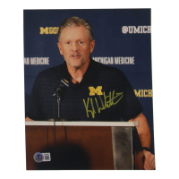 Kyle Whittingham Signed Michigan Wolverines 8x10 Photo (Beckett) at PristineAuction.com