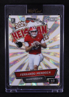 Fernando Mendoza 2026 Wild Card Comix Heisman White Etch #ACHOFM01 #1/2 RC at PristineAuction.com
