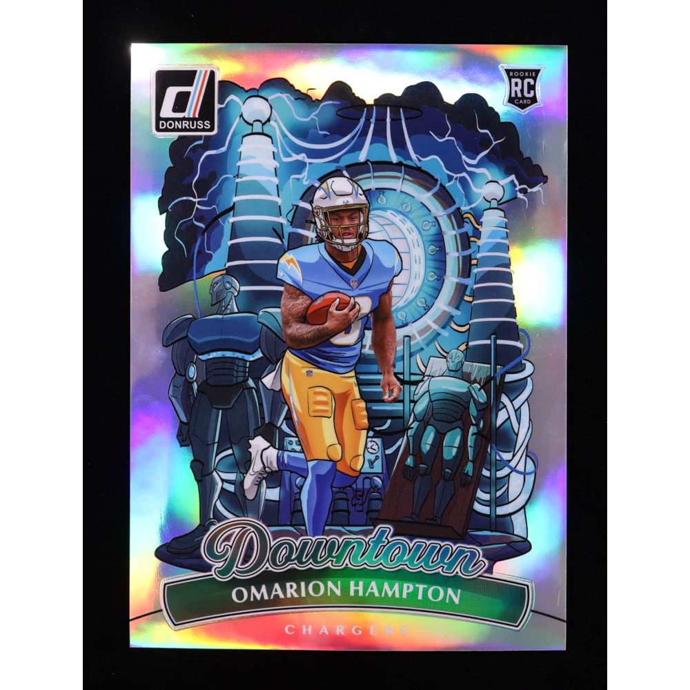 Omarion Hampton 2025 Donruss Downtown! Oversize #16 RC at PristineAuction.com