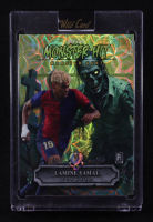Lamine Yamal 2025 Wild Card Monster Hit Monster Hunt Cemetery Zombie Yellow Kaleidoscope #MHCZ-LY RC #1/1 at PristineAuction.com
