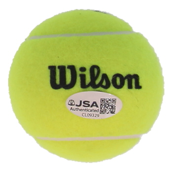 Jannik Sinner Signed Tennis Ball (JSA) at PristineAuction.com Jannik Sinner Signed Tennis Ball (JSA) at PristineAuction.com