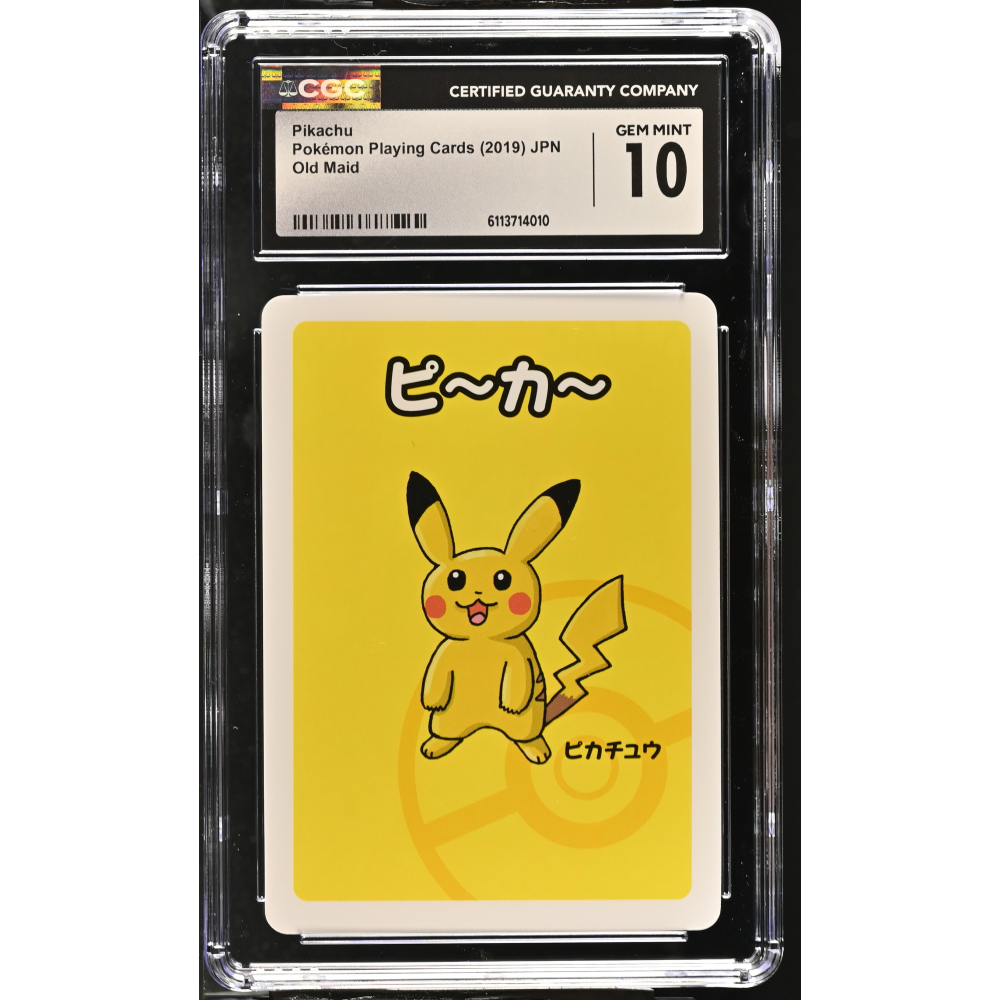 Pikachu 2019 Pokemon Babanuki Old Maid Japanese #NNO (CGC 10) at PristineAuction.com