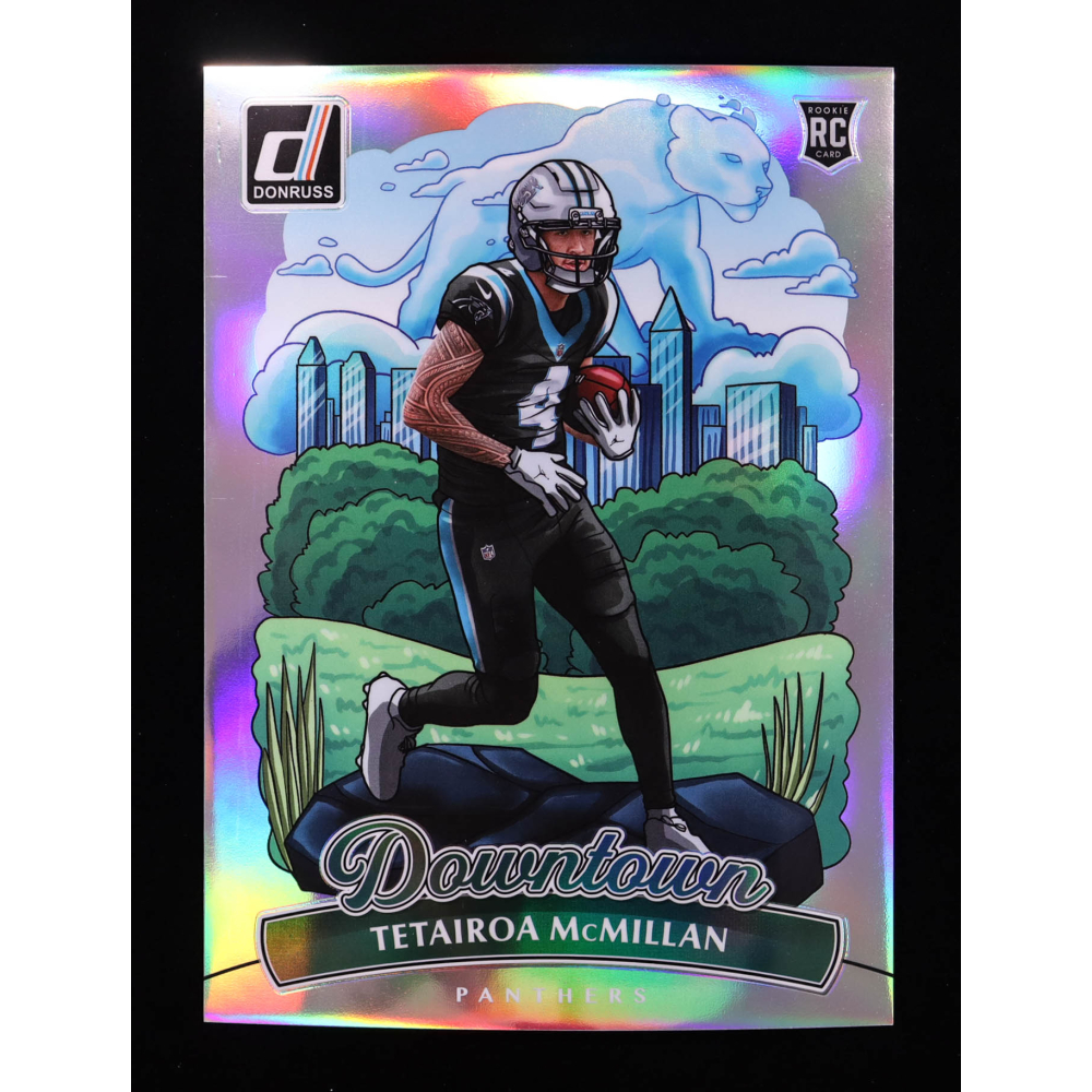 Tetairoa McMillan 2025 Donruss Downtown! Oversize #15 RC at PristineAuction.com